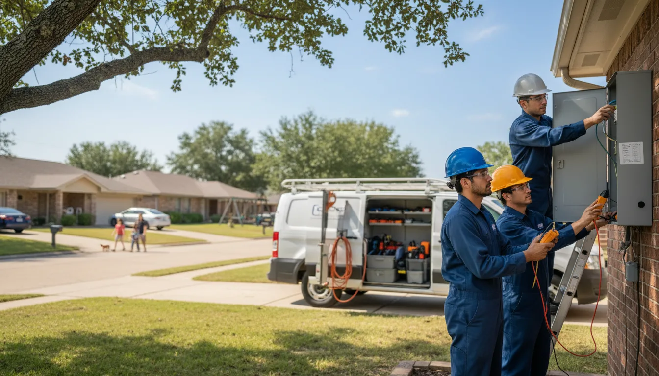 Certified electrician providing emergency electrical services in Lake City, MI